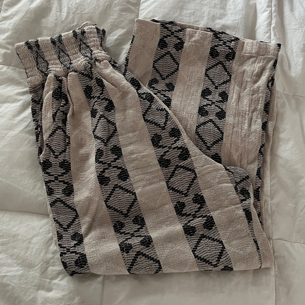 ACE & JIG Wide-Leg Pull-On Siesta Pants in Pirouett Sz Large